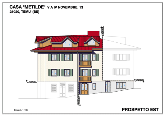 Casa "Metilde" | Prospetto est